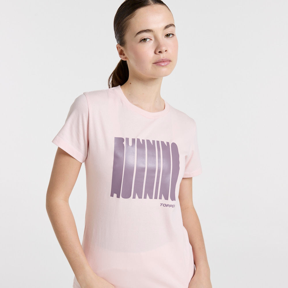 REMERA MUJER ESTAMPADA - RUNNING — imagen 6