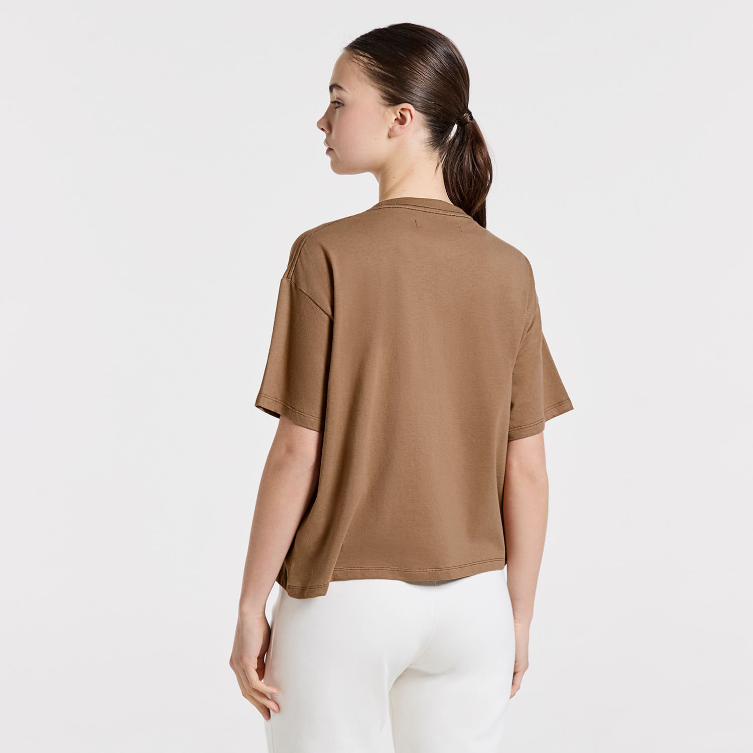 REMERA MUJER OVERSIZE BASICA — imagen 2