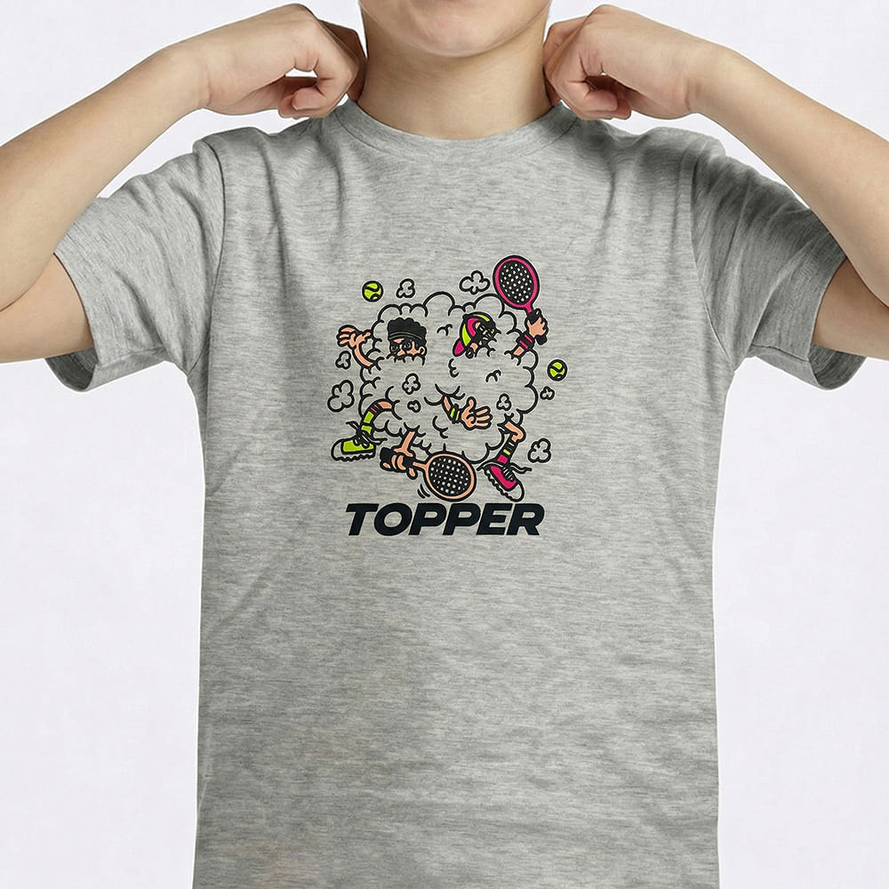 REMERA JUVENIL ESTAMPADA - TENISTAS — imagen 4