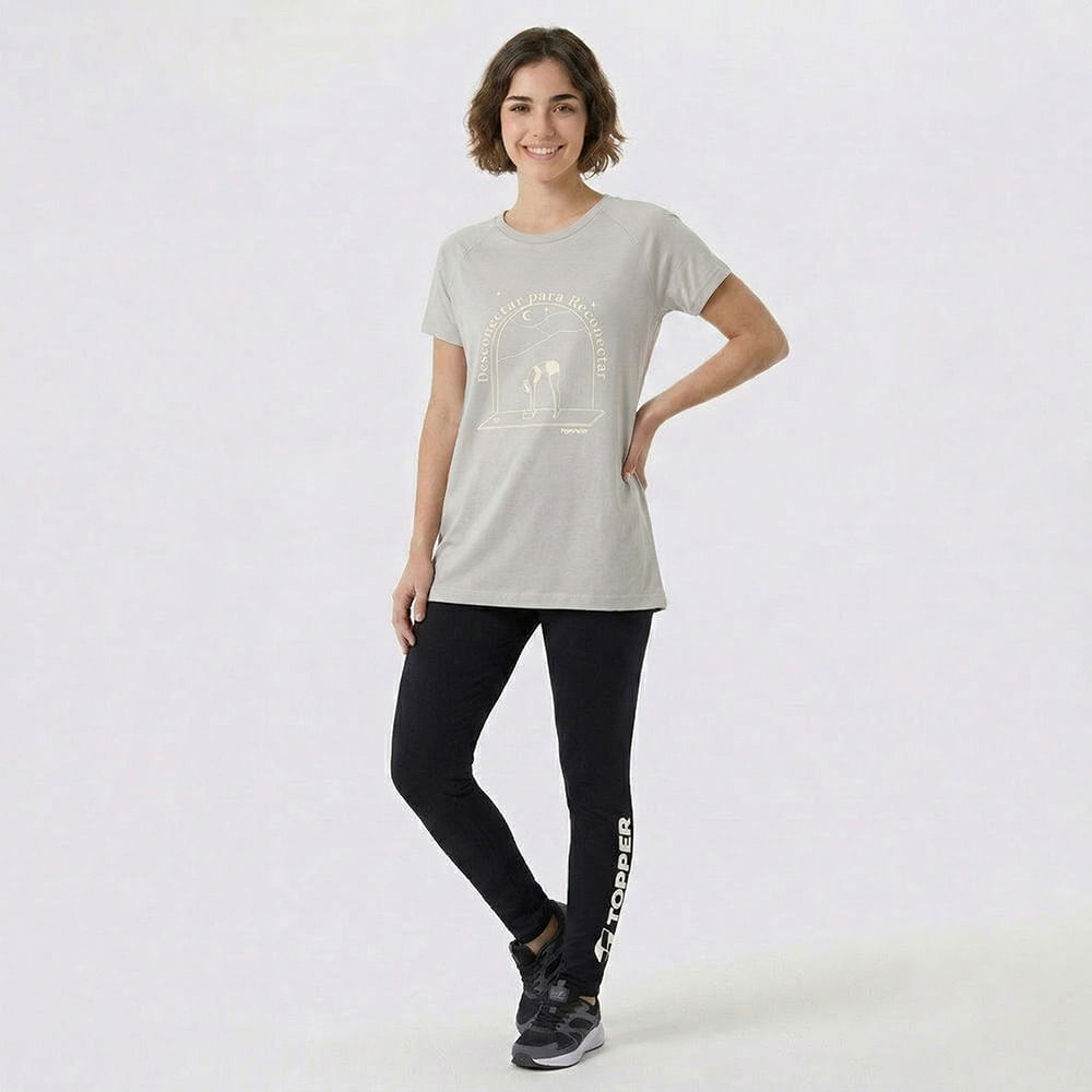REMERA ESTAMPADA MUJER - CONECTAR — imagen 3