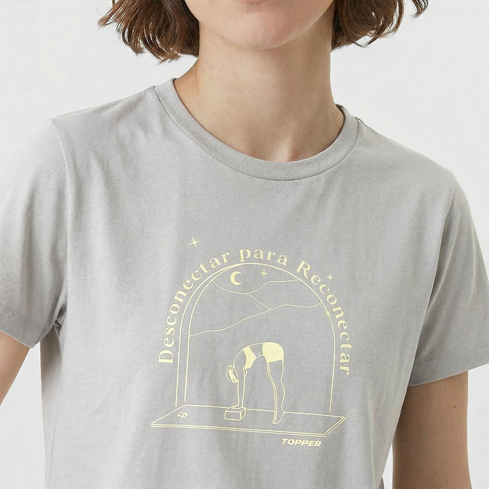 REMERA ESTAMPADA MUJER - CONECTAR — imagen 4