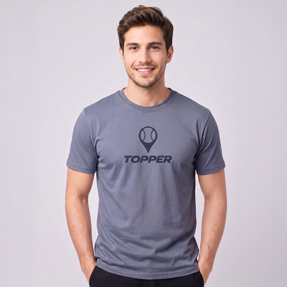REMERA HOMBRE ESTAMPADA - PISTA